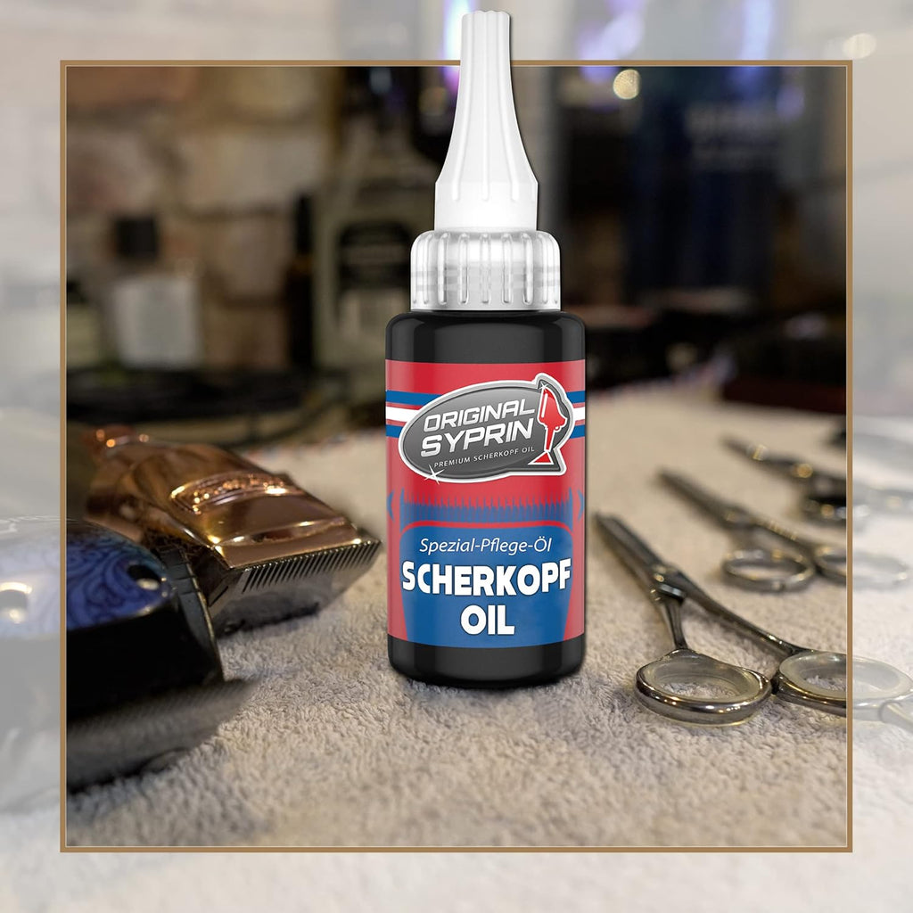 Original Syprin Scherkopf Öl Für Haarschneidemaschinen Haarschneider Rasierer Trimmer I Scherkopföl Friseurbedarf Schermaschinenöl Feinmechanik Öl