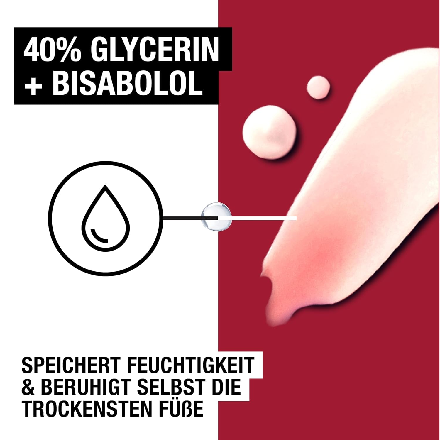 Neutrogena Ultra Reichhaltige Fußcreme, Nicht Fettende Fußpflege Creme Mit 40Prozent Glycerin + Bisabolol, Schnell Einziehende Feuchtigkeitscreme Für Trockene Und Beanspruchte Füße 100 Ml
