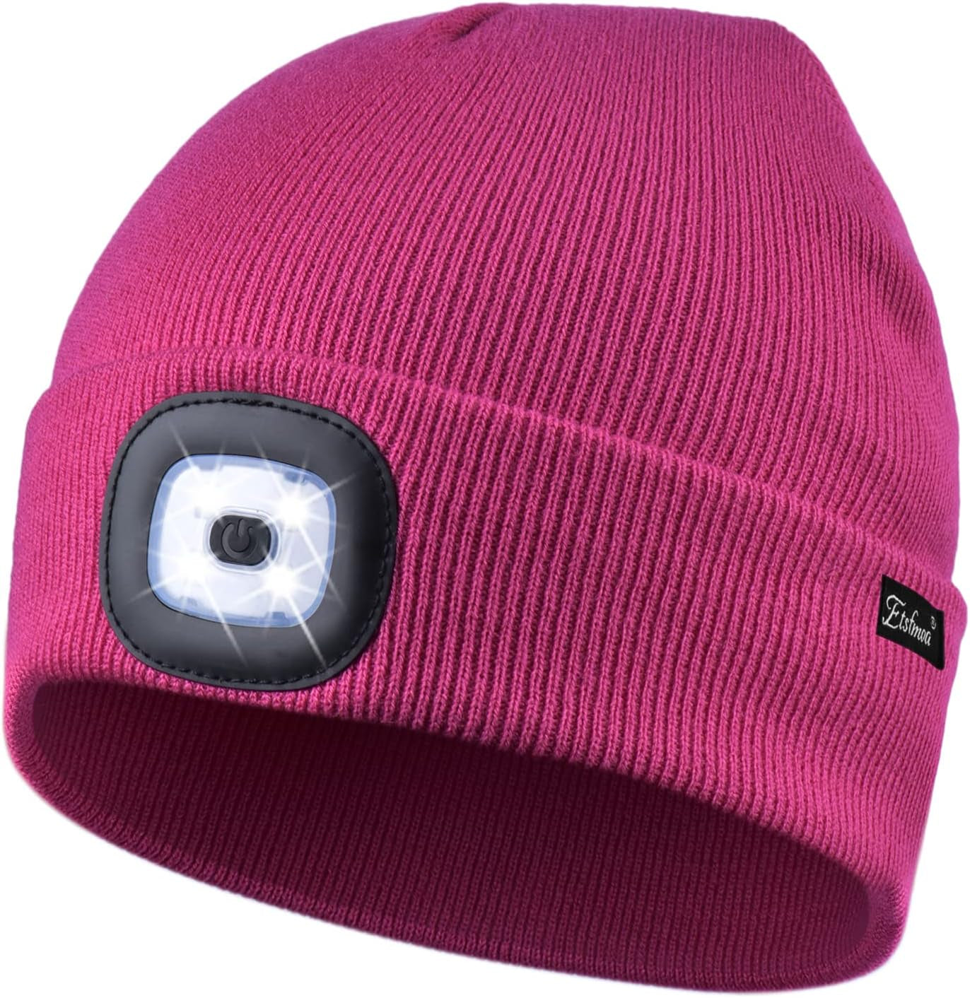 Etsfmoa Unisex Beanie with the Light Gifts for Men Dad Father USB Rechargeable Caps