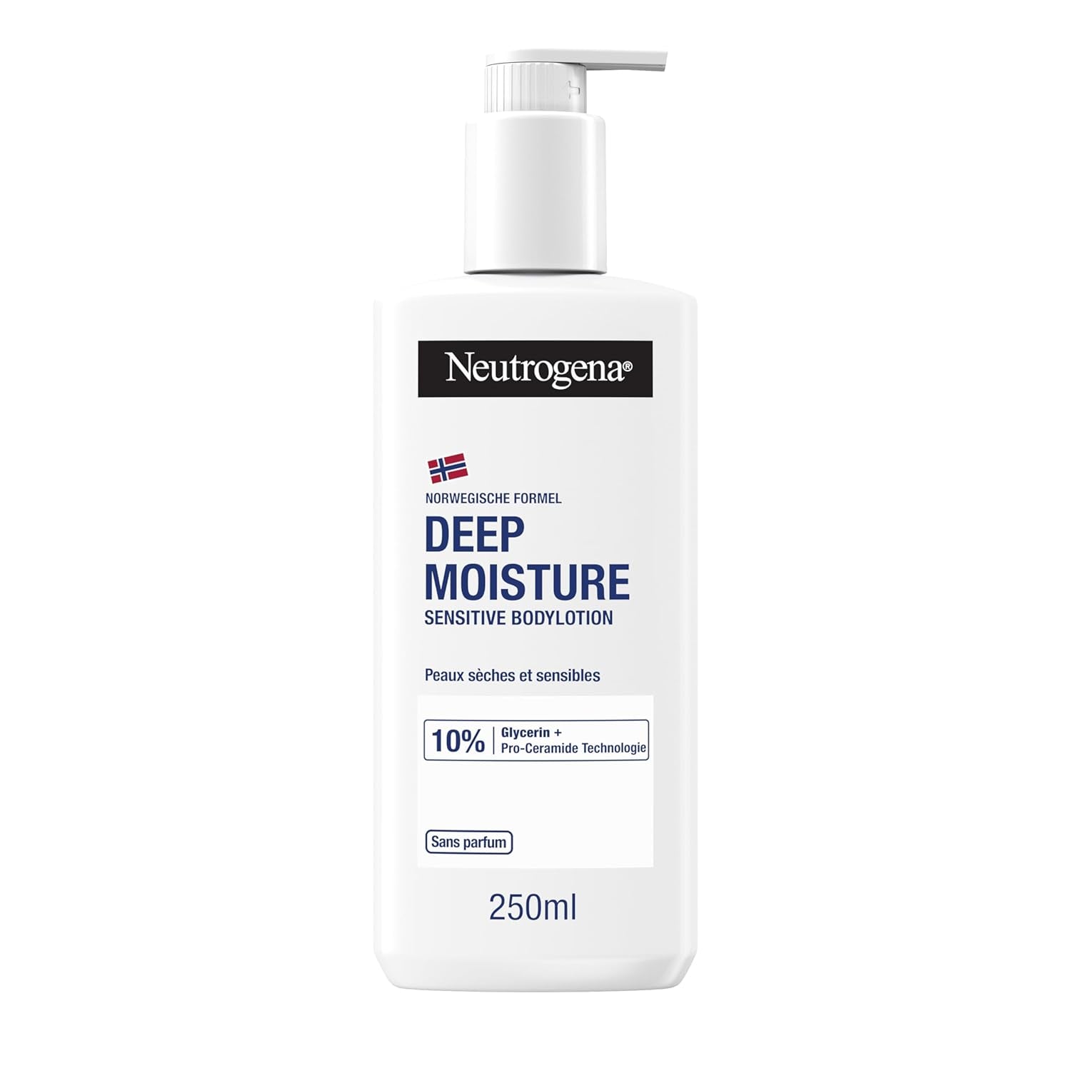 Neutrogena Deep Moisture Bodylotion Sensitive Parfümfreie Pflege 250Ml