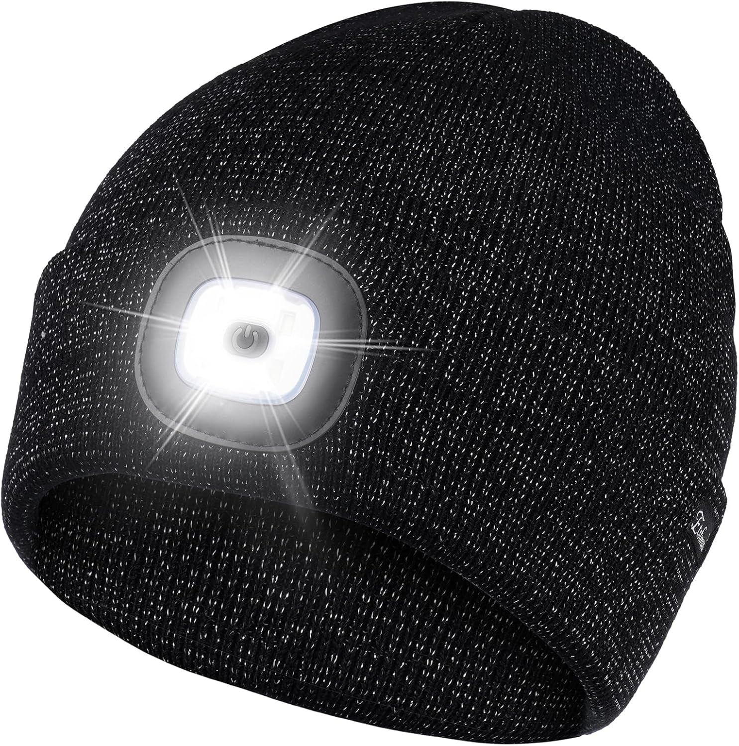 Etsfmoa Unisex Beanie with the Light Gifts for Men Dad Father USB Rechargeable Caps