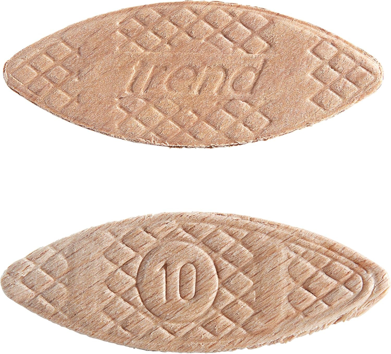 Trend 100Pcs Beechwood Joining Biscuits (No. 10) for Woodworking, Joinery, and Furniture Framing, BSC/10/100