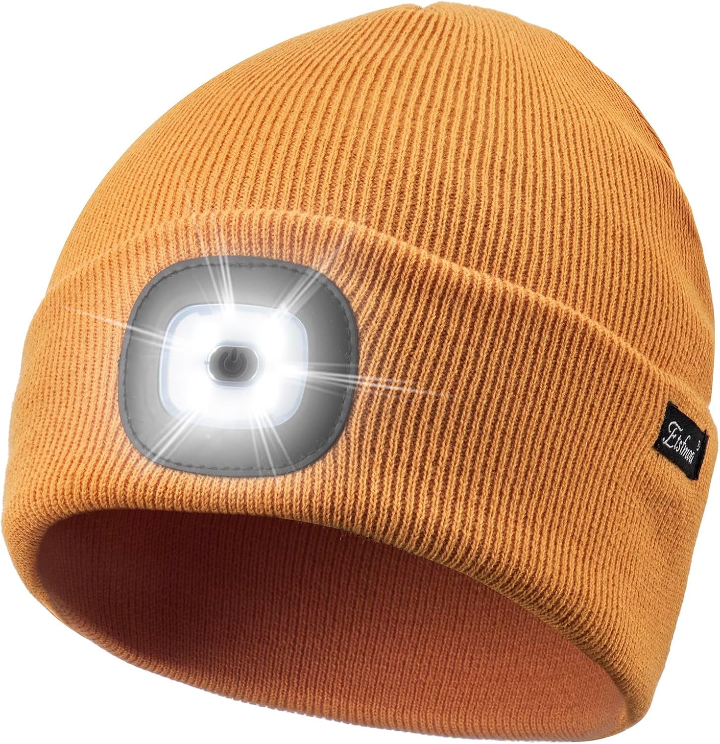 Etsfmoa Unisex Beanie with the Light Gifts for Men Dad Father USB Rechargeable Caps