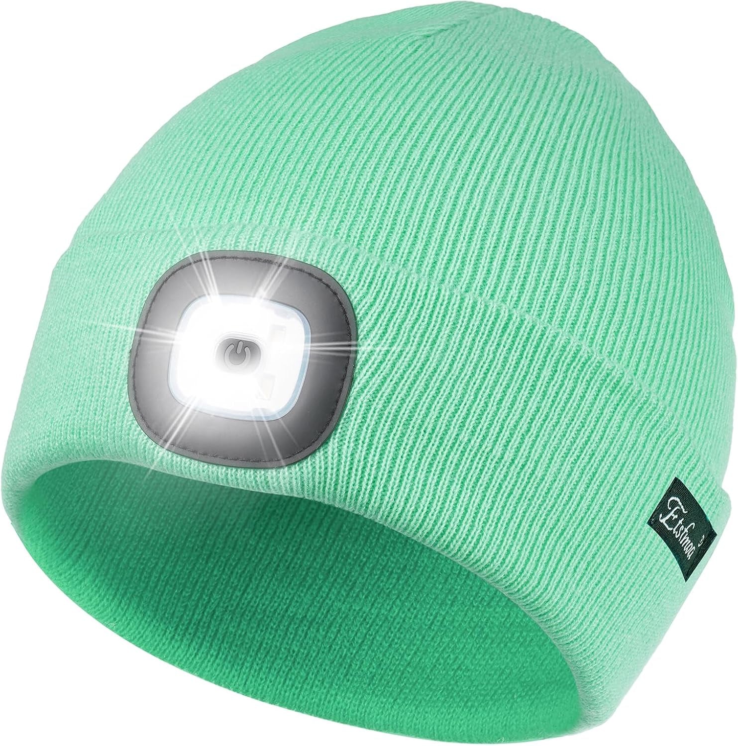 Etsfmoa Unisex Beanie with the Light Gifts for Men Dad Father USB Rechargeable Caps