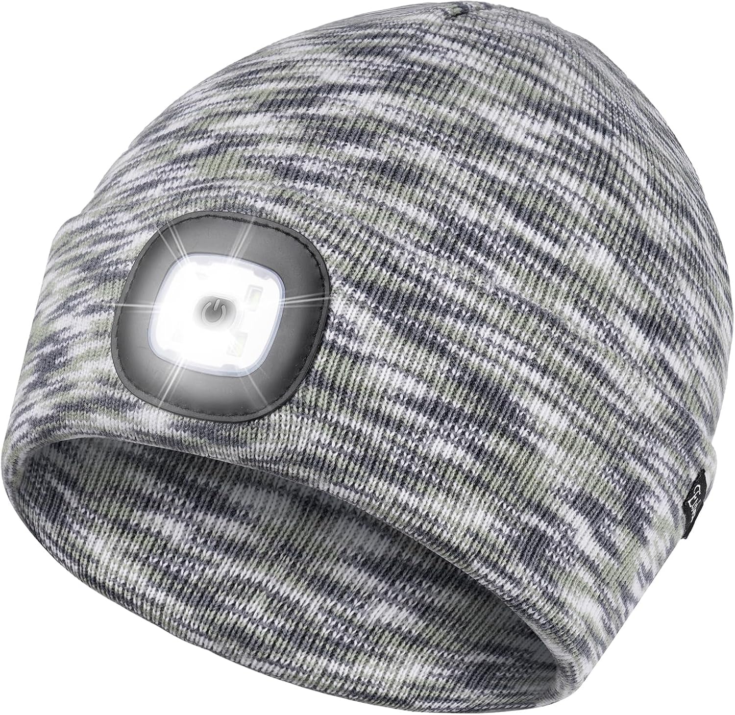 Etsfmoa Unisex Beanie with the Light Gifts for Men Dad Father USB Rechargeable Caps