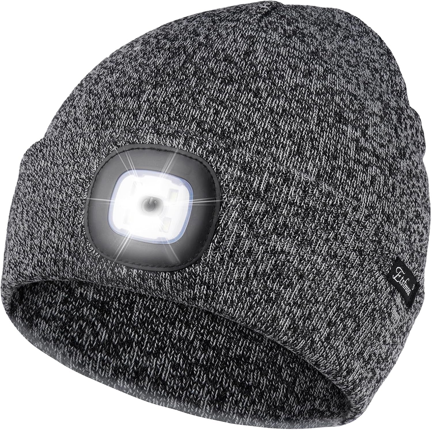 Etsfmoa Unisex Beanie with the Light Gifts for Men Dad Father USB Rechargeable Caps