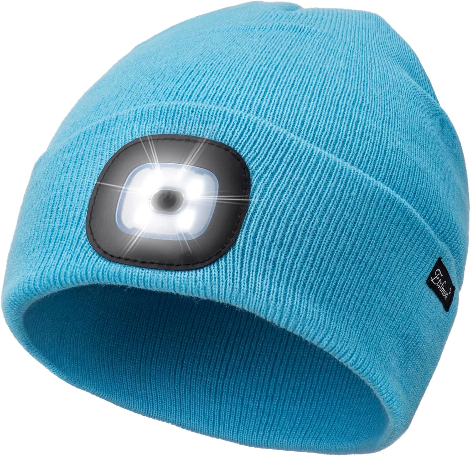 Etsfmoa Unisex Beanie with the Light Gifts for Men Dad Father USB Rechargeable Caps