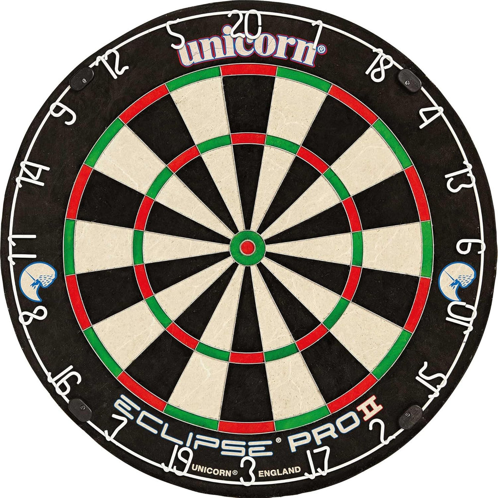 Eclipse Pro Dartscheibe Mit 2 Borsten Und Professionellem Sisal Und High Definition Spider, Professionelle Dartscheibe Für Erwachsene, Ultradünne Draht- Und Klammerfreie Konstruktion