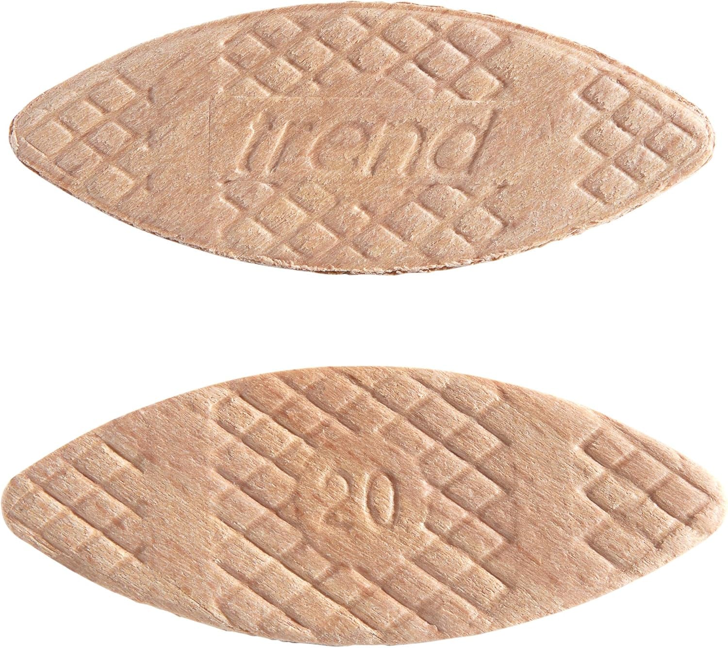 Trend 100Pcs Beechwood Joining Biscuits (No. 10) for Woodworking, Joinery, and Furniture Framing, BSC/10/100