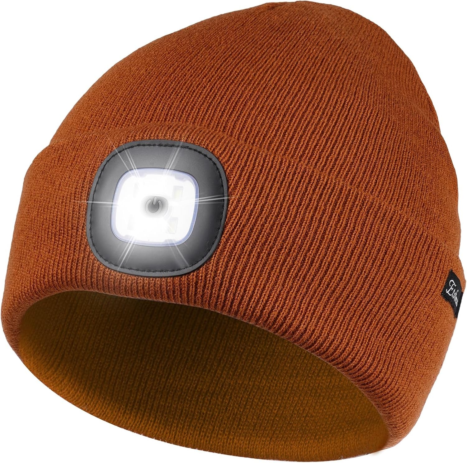Etsfmoa Unisex Beanie with the Light Gifts for Men Dad Father USB Rechargeable Caps