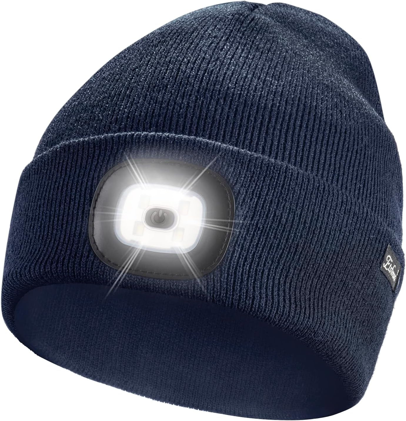 Etsfmoa Unisex Beanie with the Light Gifts for Men Dad Father USB Rechargeable Caps