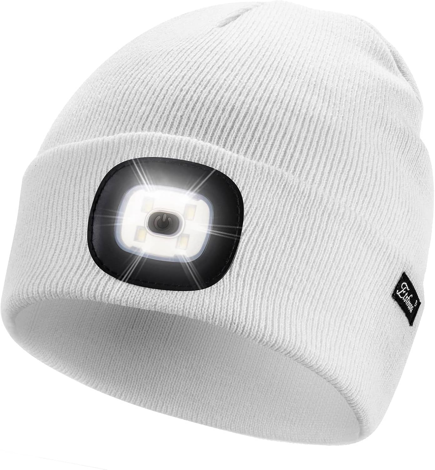 Etsfmoa Unisex Beanie with the Light Gifts for Men Dad Father USB Rechargeable Caps