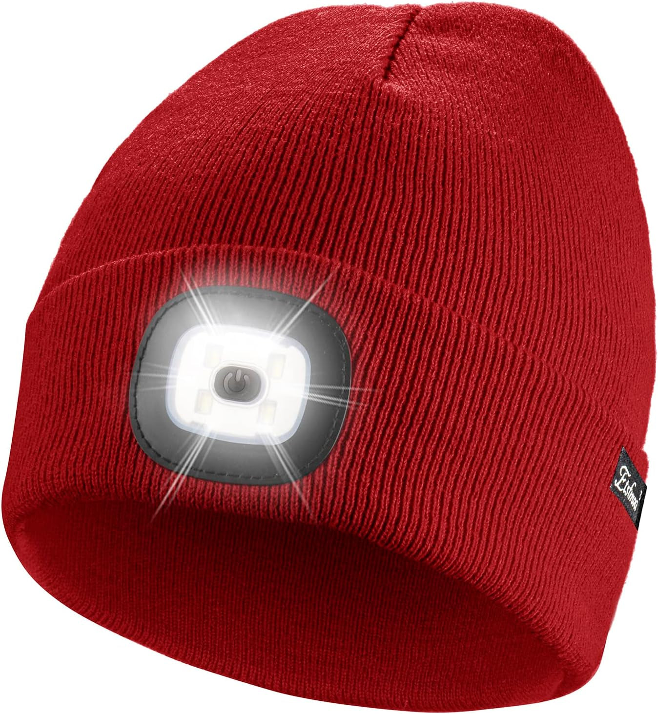 Etsfmoa Unisex Beanie with the Light Gifts for Men Dad Father USB Rechargeable Caps