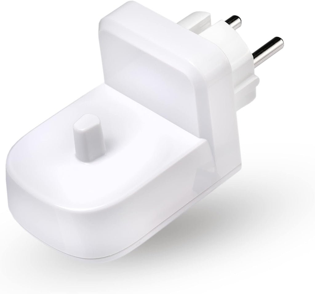 Elektrisches Zahnbürsten-Wandladegerät Für Eu-Steckdose Für Oral-B/Braun Modellen (Außer Io-Reihn Und Pulsonic-Serie) | Tragbares Oral B Ladestation, Kabelloses, IPX7 Abdichtung