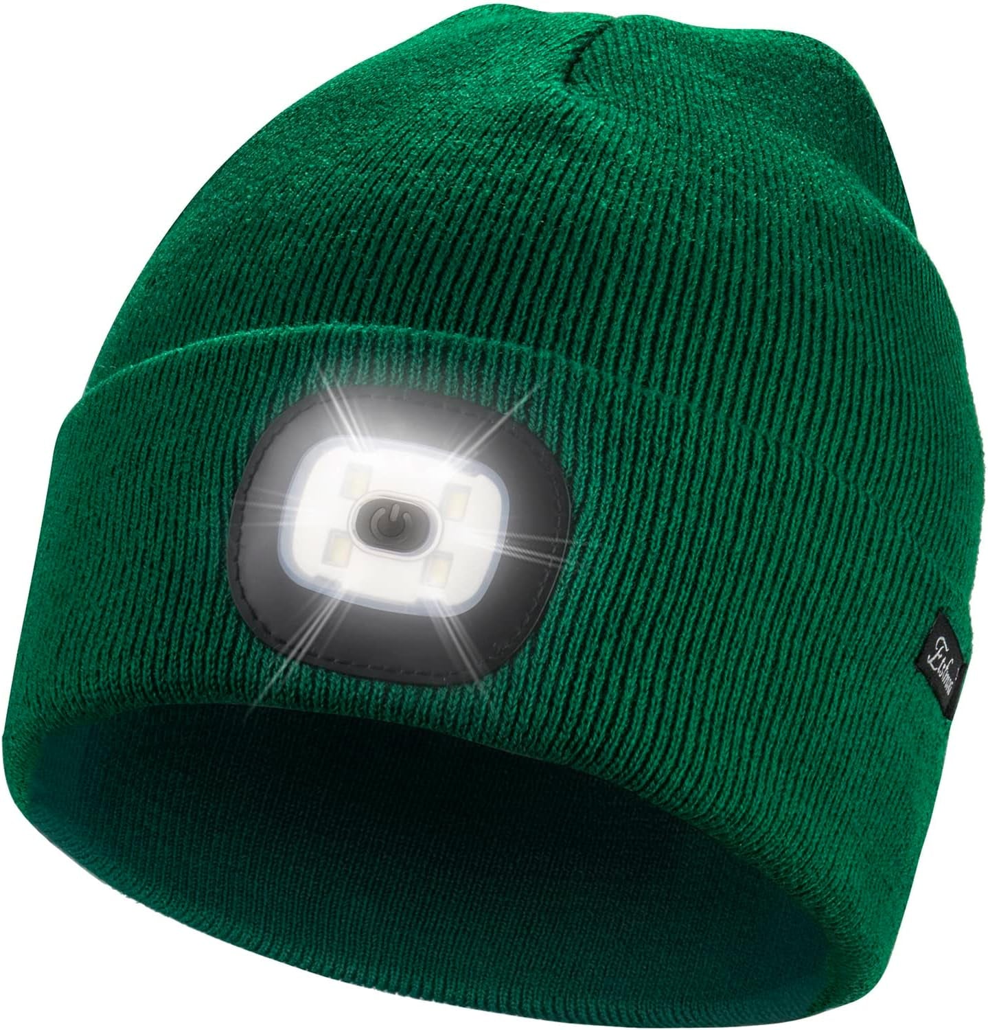 Etsfmoa Unisex Beanie with the Light Gifts for Men Dad Father USB Rechargeable Caps