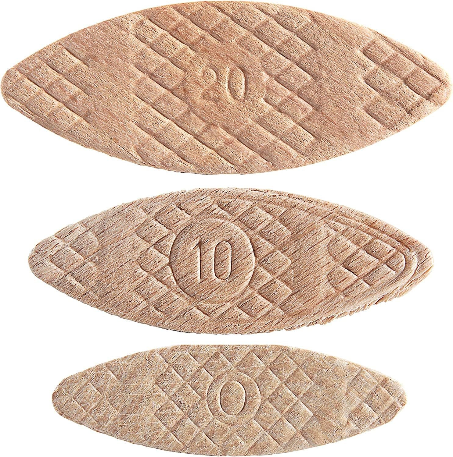 Trend 100Pcs Beechwood Joining Biscuits (No. 10) for Woodworking, Joinery, and Furniture Framing, BSC/10/100