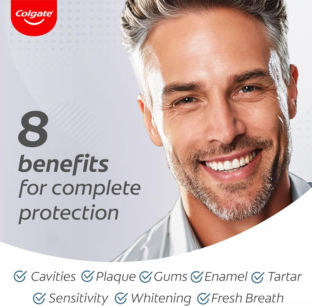 Colgate Zahnpasta Total Original Zahncreme Gegen Karies Und Plaque. Schützt Den Zahnschmelz, 300.0 Milliliter